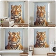 thumbnail image 6 of Blue Tiger Sheer Curtains 108 Inches Extra Long, Funny Animals Modern Art Light Filering Curtains, Privacy Drapes Simi Floor to Veiling Curtain for Living Room Bedroom Large Window Treatment, 6 of 9