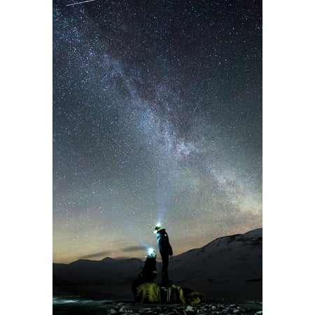 - Canvas Print Northen Lights Galaxy Arctic Auroras Snow Stretched Canvas 10 x 14