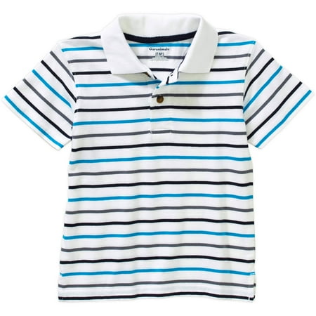 Baby Toddler Boy Short Sleeve Stripe Polo Shirt