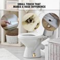 thumbnail image 7 of Eqslft 2Pcs Frog Toilet Bolt Caps, Decorative Toilet Screw Cover Caps,Bathroom Decoration Kit Cute Animal Bolt Set for Bathroom Decor, Easy to install, 7 of 7