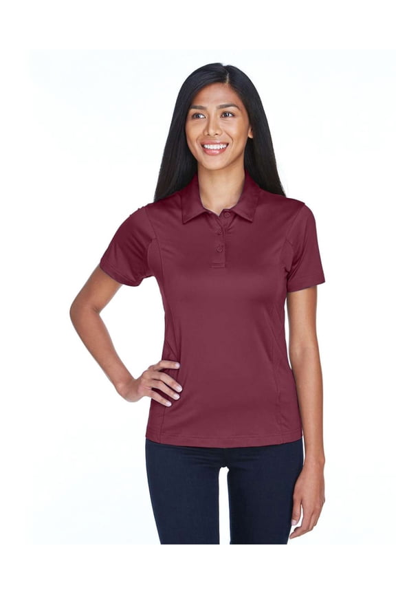 TT20W Women's Charger Performance Polo-Sport Maroon-M
