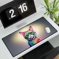 thumbnail image 3 of Hippie Devon Rex Portrait oil painting Watercolor Tie-dye Vintage Desk Mat Full Keyboard Mouse Pad Cat Lover Kitten Owner Gifts Large Mousepad - 00015, 3 of 5