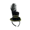 thumbnail image 5 of Milageto Mini Top Hat Headband Decor Headdress for Festivals Party Supplies Cocktails Black, 5 of 8