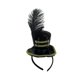 thumbnail image 5 of Mini , diadema, accesorio de disfraz, tocado para fiesta de té, tocado para danza Negro, 5 of 8
