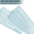 thumbnail image 5 of 2 Pcs Tiny Rubber Wedge Door Stopper Clear Sling Suspenders Sifter Transparent, 5 of 8