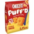 thumbnail image 3 of Cheez-It Puff'd Cheesy Baked Snacks, Puffed Snack Crackers Double Cheese, 5.75oz Bag, 3 of 7