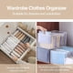thumbnail image 4 of Wardrobe Clothes Organizer, 7 Grids Washable Portable Mesh Separation Storage Box Foldable Closet Drawer Organizer For Underwear, Socks, Scarves, ,t-, 4 of 5