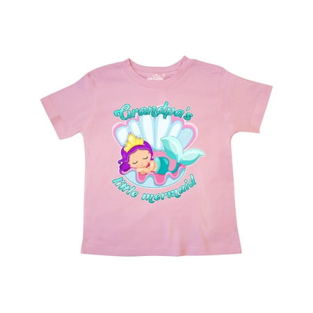 

Inktastic Grandpa s Little Mermaid Gift Toddler Toddler Girl T-Shirt