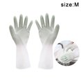 thumbnail image 2 of Guantes de limpieza para lavavajillas, guantes de cocina reutilizables que no dañan la piel con forro flocado de algodón, antideslizantes Vhermosa CPB-DE-WX257-8, 2 of 6