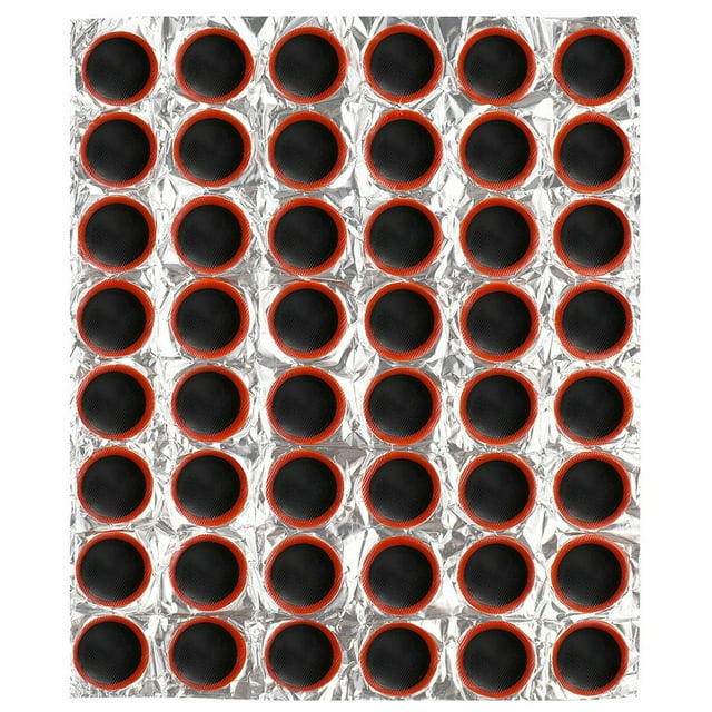 LNGOOR 48 Pcs 30mm Pneu de Moto Chambre à Air de Pneu Crevaison Patchs en Caoutchouc Kit de Réparation