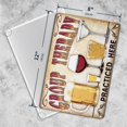 thumbnail image 5 of Funny Backyard Bar Sign, Man Cave Bar Sign for Home Bar Decor, Vintage Metal Tin Sign Fun Pool Signs, 12 x 8 Inches Outdoor Patio Backyard Bar Signs, 5 of 7