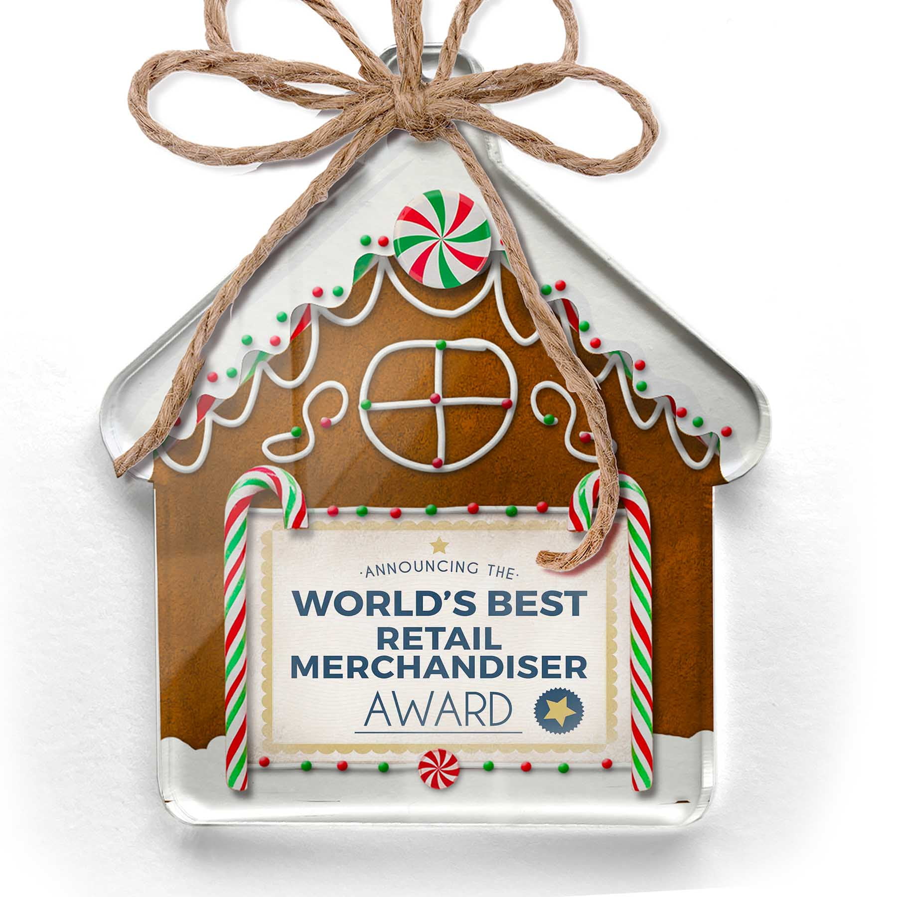 Ornament Printed One Sided Worlds Best Retail Merchandiser Certificate  Award Christmas 2021 Neonblond - Walmart.com