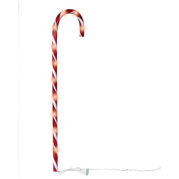 Celebrations  Clear  27 in. Pathway Decor  Candy Cane