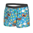 thumbnail image 2 of Daiia Rooster And Chickens Men's Underwear Boxer Briefs, Cotton Stretch Moisture-Wicking Underwear-X-Large, 2 of 9