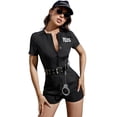 thumbnail image 3 of Disfraces de Halloween 2024 S-XL, disfraz de policía sexy, uniforme de policía sexy, juego de rol, lencería sexy, 3 of 4