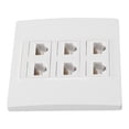 thumbnail image 1 of CAT 6 PlacA de Pared, Universal Portable 6 Puerto Femenino A Hurbra Cat 6 PlacA de Pared Ethernet para el Hogar, 1 of 7