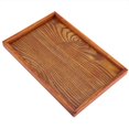 thumbnail image 3 of Bandeja rectangular de madera para servir té, plato para mesa, plato para guardar aperitivos y alimentos para hoteles y hogares (30 x 20 cm), 3 of 15