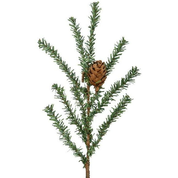 Vickerman B803922LED Carmel Pine LED Burlap Base Christmas Tree with Warm White Lights - 24 in.