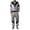 Silver, variant on 1980s Vintage Disco Track Jacket and Jogger Pants Set Retro Sportswear Outfit for Men and Women Casual Athletic Wear