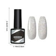 thumbnail image 3 of Dengmore 8.5ml Glitter Nail Polish Features a High Saturation Formula in Pure Colors with Fine Shimmer, Perfect for Daily Nail Maintenance, 3 of 8