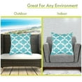 thumbnail image 2 of Majestic Home Goods Pillow 24x24 Trellis Teal, 2 of 4
