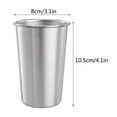 thumbnail image 3 of LSLJS Tasse à Boire 350ml Tasse en Acier Inoxydable Camping Fête Gobelet Café Bière Accessoires Maison, 3 of 9