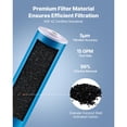 thumbnail image 3 of Whole House Water Filter Replacement Cartridge,4.5"x20"GAC Activated Carbon,Replacement Filter for Whole Home Water Filtration System,Reduce Chlorine,Chemicals,VOCs,Taste,Odor, 3 of 12