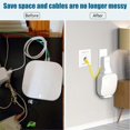 thumbnail image 4 of For Eero Pro 6 / Pro 6e Mesh WiFi Router Holder with Cable Storage Stand Fit Eero Pro 6 & Pro 6E Wal, 4 of 5