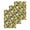 Black, variant on Farmhouse Daisy Kitchen Dish Towels for Drying Dishes Set of 4, Spring Watercolor Yellow White Floral Green Waffle Weave Microfiber Hand Tea Bathroom Towels Quick Dry & Absorbent Towel 12x12