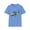Carolina Blue, variant on Chopper Helicopter Graphic Unisex Cotton Softstyle Short Sleeve Tee 1