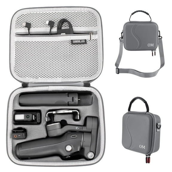 GAEKOL Osmo Mobile 8 Case,Portable PU Shoulder Bag for DJI Osmo Mobile 8/7/7P Gimbal Stabilizer Travel Case for DJI Osmo Mobile 8/7/7P Accessories