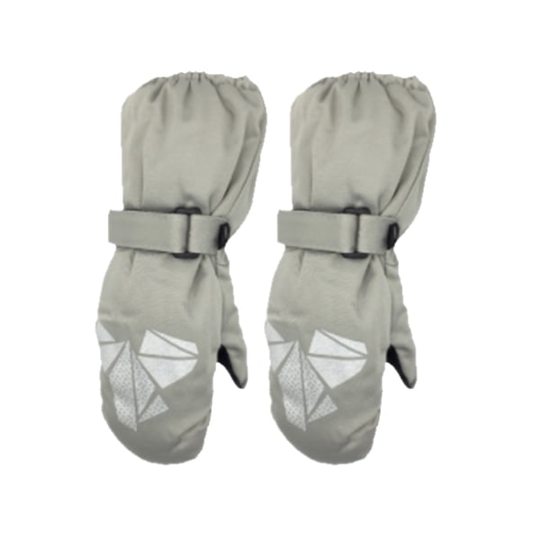 Naiovety 5 pares de manoplas impermeables para niños estilo geométrico equipo deportivo herramientas de protección suministros de esquí actividades al Suministros térmicos Gris blanco Naiovety HA059232-03B