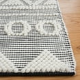 thumbnail image 4 of SAFAVIEH Natura Marquis Southwestern Area Rug, Black/Ivory, 6' x 6' Square, 4 of 9