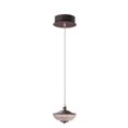 thumbnail image 1 of ET2 E23150-126BRZGLD 6 in. Bella LED One-Light Single Pendant Ceiling Light, Bronze & Gold, 1 of 1