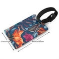 thumbnail image 4 of Balery Tropical Flower Print Durable Luggage Tags with Secure Strap, Personalized Travel ID Tags for Suitcases, Bags, and Backpacks - Easy Identification for Men and Women, 4 of 8