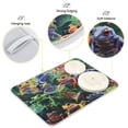 thumbnail image 4 of Colorful Frogs on Leaves Dish Drying Mat 16x18 Absorbent Microfiber Draining Rack Pad for Kitchen Counter Sink, 4 of 8