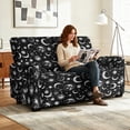 thumbnail image 2 of TSOVTHRID Sun Moon Star Planet Print 6-Piece Loveseat Recliner Slipcover Stretch Recliner Sofa Cover with Side Pocket Couch Furniture Protector for Dogs, 2 of 7