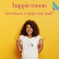 thumbnail image 6 of Happie Moon | Small Ultra Thin 100% Organic Cotton Covered Pads with Wings | Feminine Care Maxi Pads for Tween and Teen Girls | No Chlorines, Dyes or Fragrances | 20 Count, 6 of 6