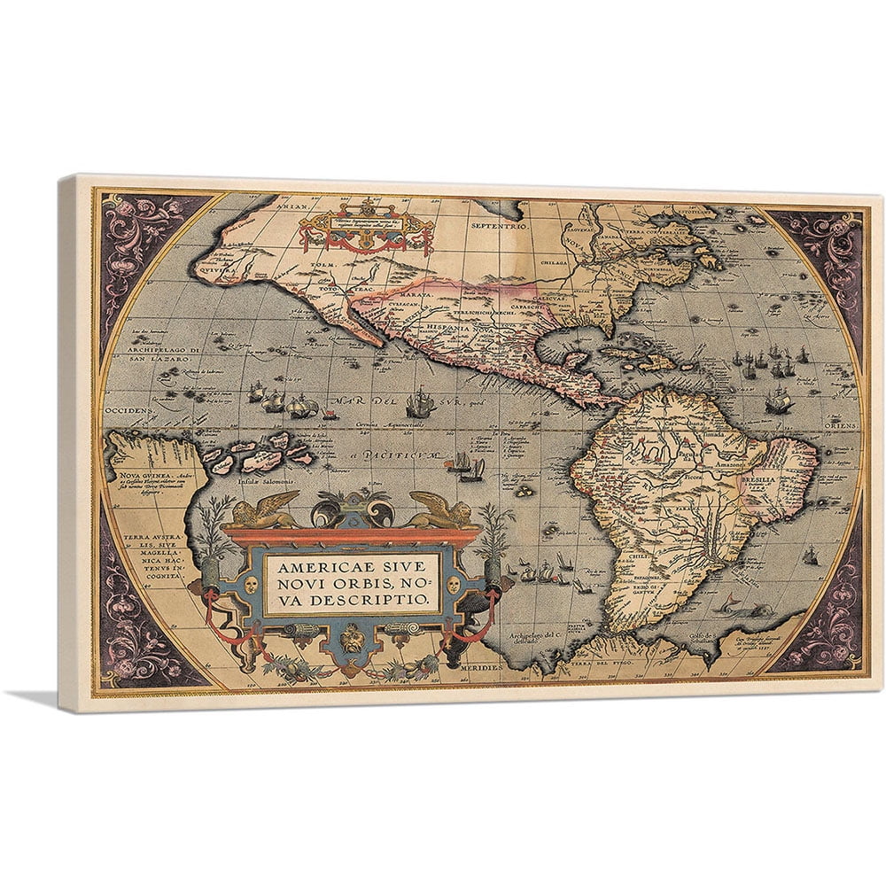 ARTCANVAS Map of the Americas 1587 - 8266af5e Bcd9 4229 A394 0cd52aa5d566.2b53c285e2478fa40420429397dc0ab1