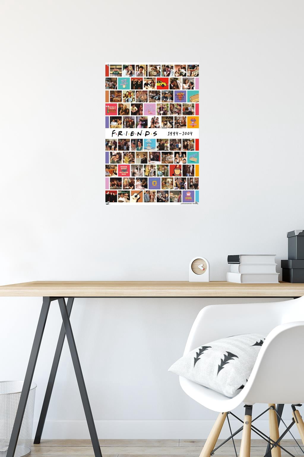 Friends - Collage Wall Poster with Pushpins, 14.725" x 22.375"