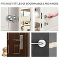 thumbnail image 4 of Pestillo de puerta para gato ANGGREK tope de puerta ajustable ABS a prueba de perros, 4 of 8