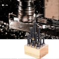 thumbnail image 3 of 9Pcs Boring Bar Set 12mm F1 Type High Speed Steel CNC Lathe Tool Holding with Base, 3 of 4