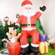 thumbnail image 5 of Papá Noel inflable navideño de 7,5 pies en sofá con caja de regalo de oso, luces LED incorporadas, decoración navideña para jardín al aire libre y patio, 5 of 5