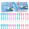 thumbnail image 1 of Cepillo de dientes desechable RR ORCRO Mini 5 en 1 con pasta de dientes x40, 1 of 9