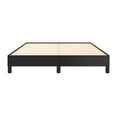 thumbnail image 5 of Full Bed Frame Black Faux Leather, 53.9"x74.8", Modern Platform Bed, Durable & Stable, 5 of 8