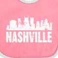 thumbnail image 4 of Inktastic Nashville Skyline Grunge Boys or Girls Baby Bib, 4 of 4