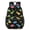Dinosaur and Star, variant on Dinosaur and Rainbow Black Pattern 17" School Backpacks for Teens,Waterproof Oxford Fabric,S-Shape Padded Straps for School,Travel,Hiking,Camping