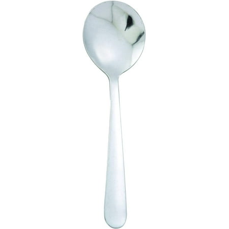 

Windsor 18/0 Stainless Steel Bouillon Spoons Sold by the Dozen