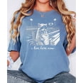 thumbnail image 6 of I Live Here Now Funny Raccoon Football Shirt for Women Game Day Tailgate Tee for Football Mom Blue Jean Shirt Medium, 6 of 7