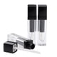 thumbnail image 4 of 3 Tubos de brillo de labios vacíos Colcomx de 4 ml botella de bálsamo labial contenedor recargable con cepillo Negro, 4 of 7